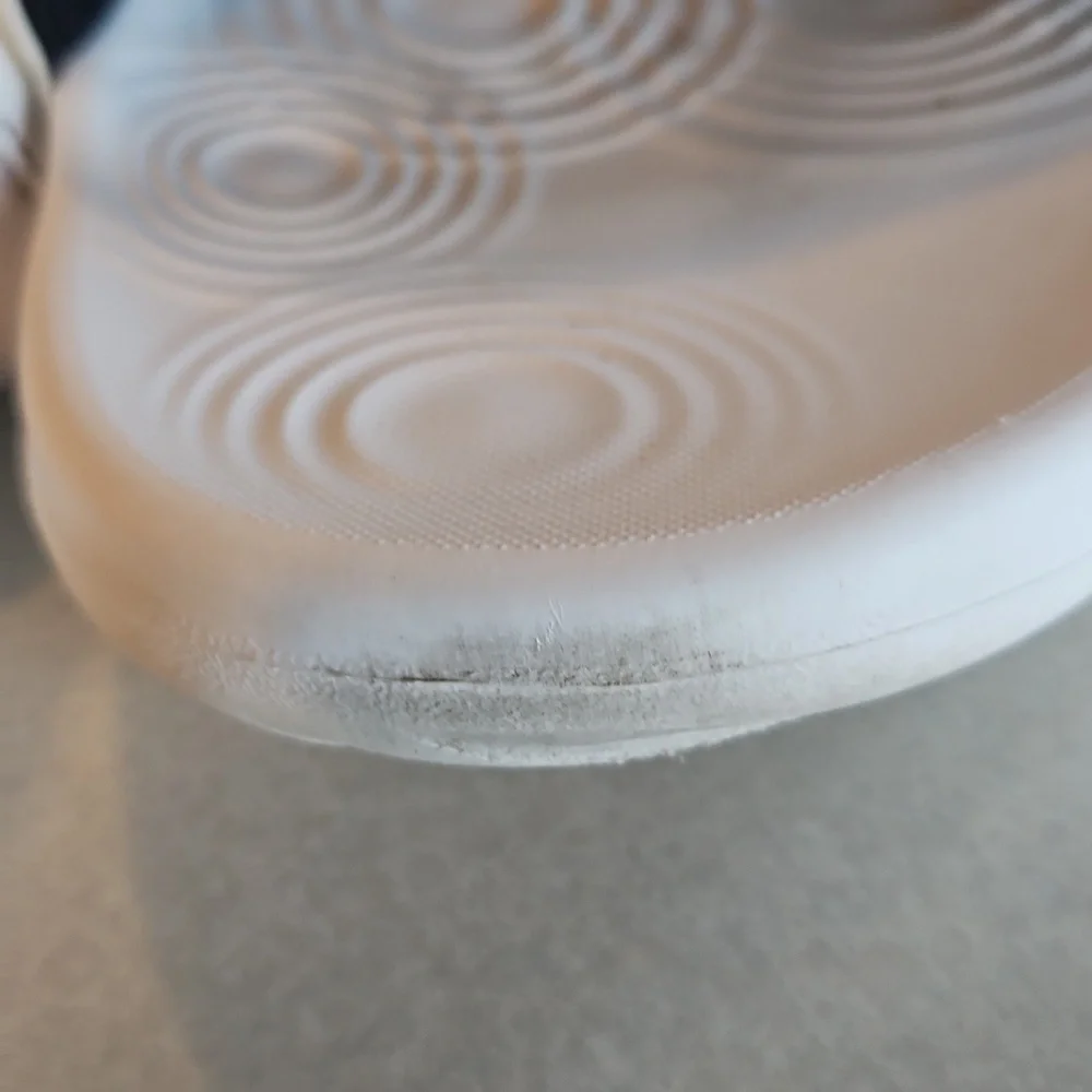 White Under Armour Slides